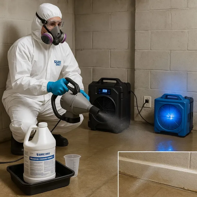 Sanitization and Odor Removal process in Bellevue, NE